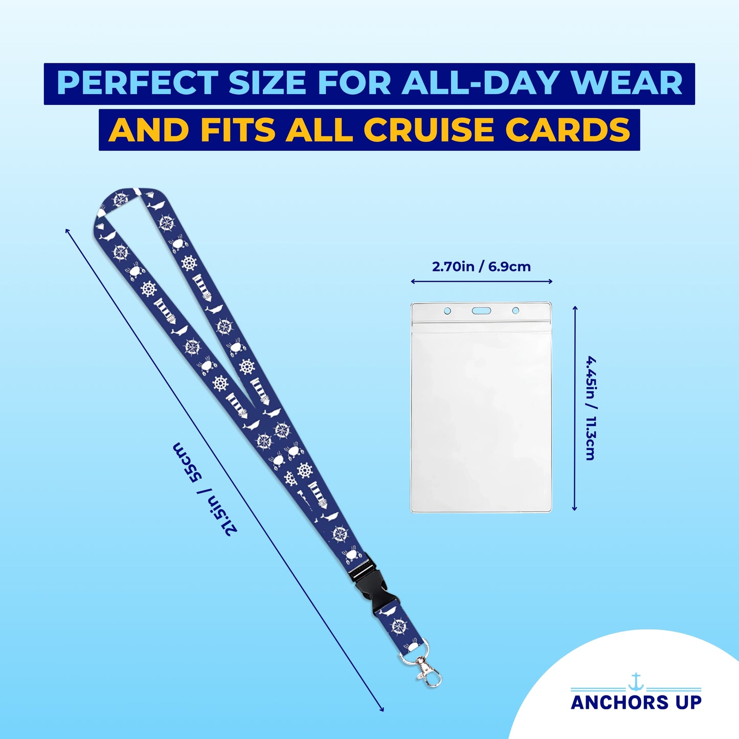 Cruise Lanyards with Card Holders - Set of 2