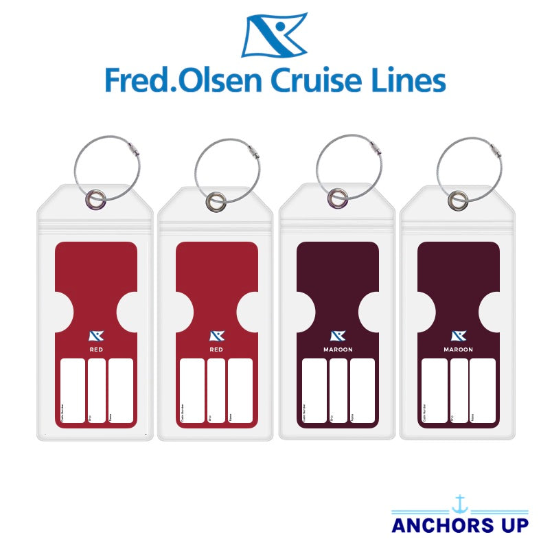 Fred Olsen Luggage Tag Holders - Set of 4