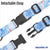 2x Lanyards with Card Holders, Detachable Retractable, Light and Dark Blue