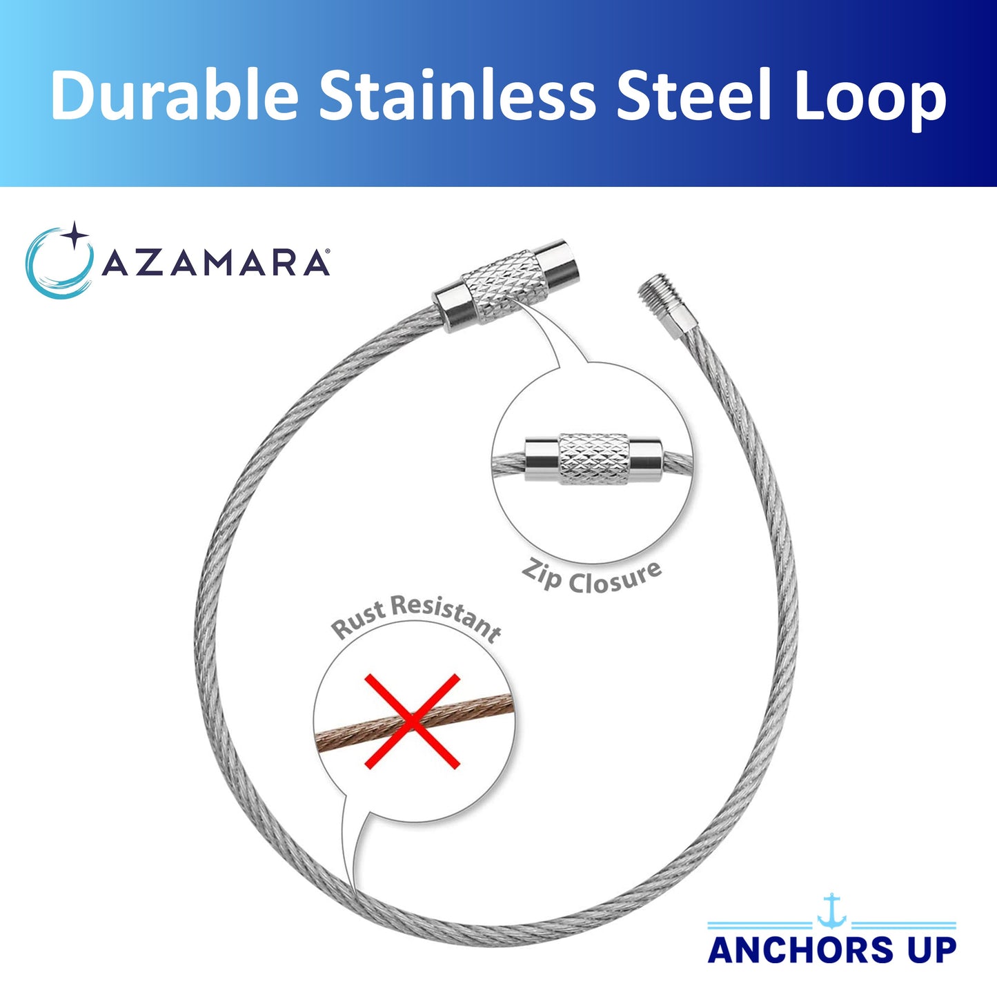 Azamara Cruise Luggage Tag Holders - Set of 4