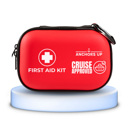 Cruise First Aid Kit - 125 Piece Compact Travel Medical Set