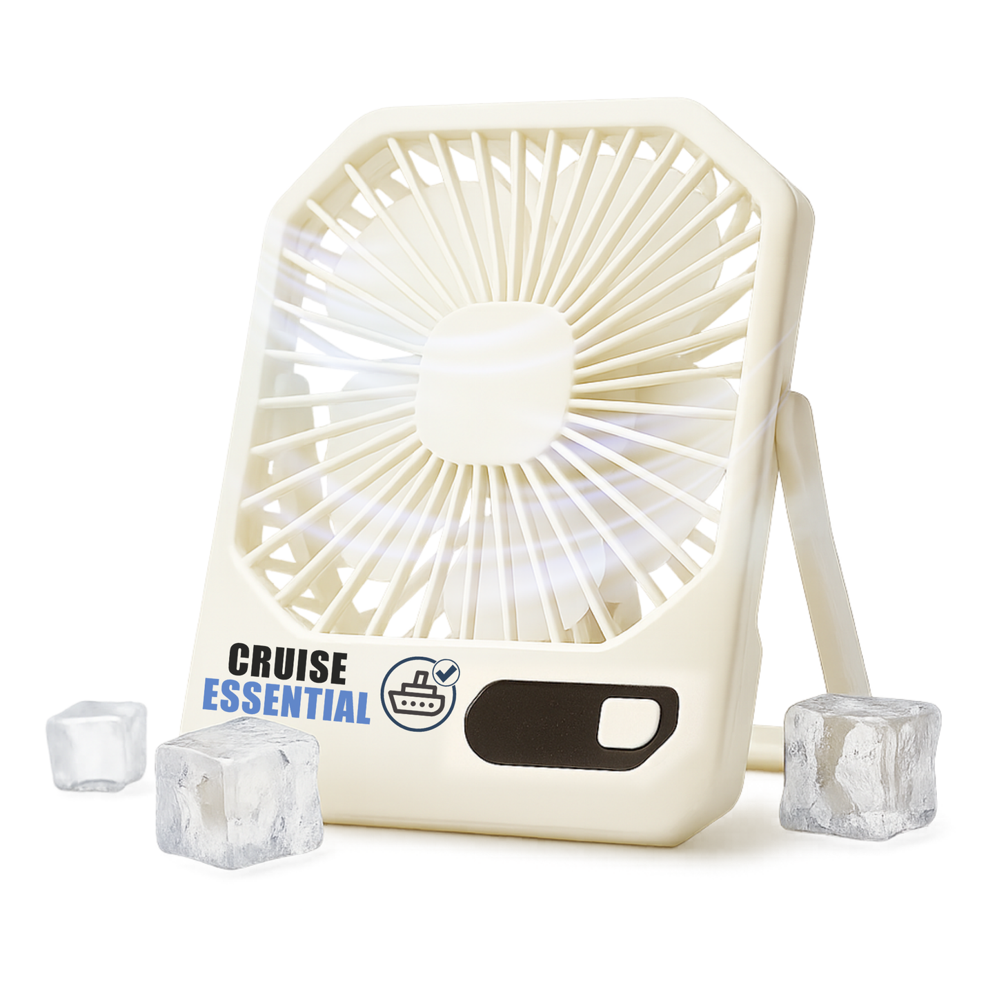 Cruise Approved 3-Speed Travel Desk Fan