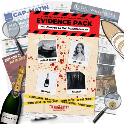 Murder on the Mediterranean - Cruise Murder Mystery Game