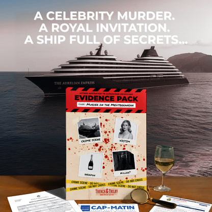 Murder on the Mediterranean - Cruise Murder Mystery Game
