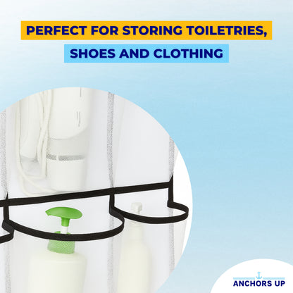 Hanging Cruise Cabin Organiser - Over the Door Storage with Pockets