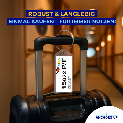 AIDA Cruise Gepäckanhängerhalter - Set von 4