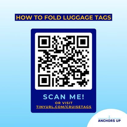 P&O Cruise Luggage Tag Holders - Set of 4