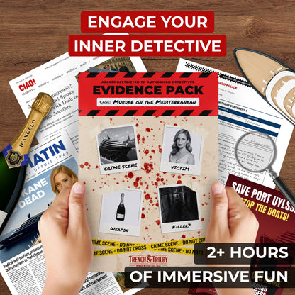 Murder on the Mediterranean - Cruise Murder Mystery Game