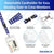 2x Lanyards with Card Holders, Detachable Retractable, Light and Dark Blue