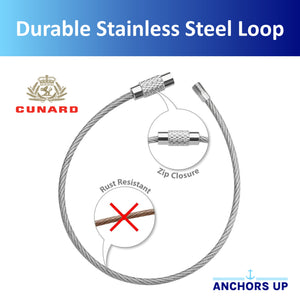 Cunard Luggage Tag Holders - Set of 4