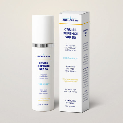 Cruise-Designed SPF 50 Sunscreen – Made for Ocean Sun – Travel Size 50ml