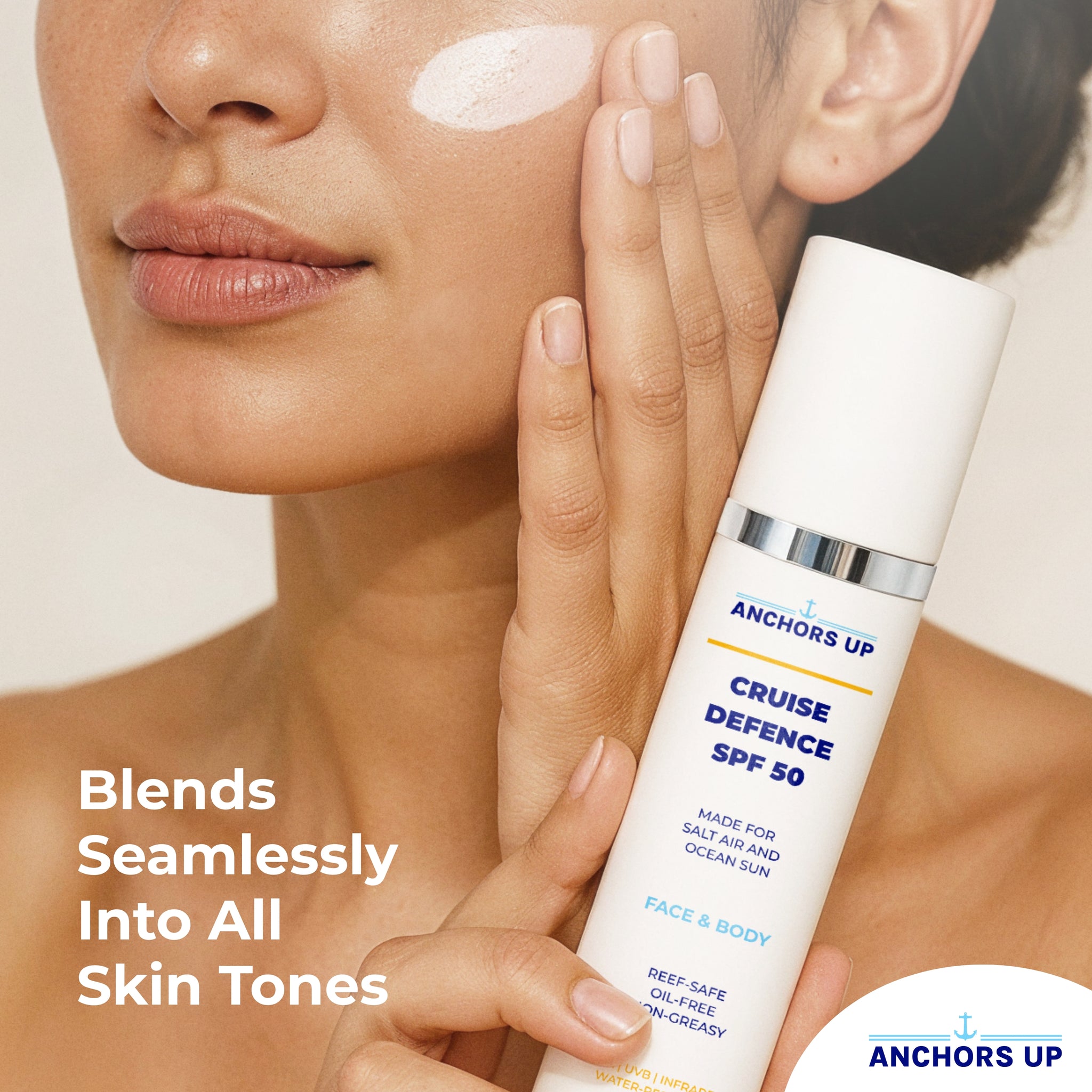 Travel size cruise sunscreen 50ml bottle