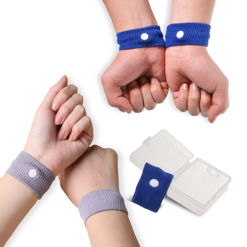 Motion and Sea Sickness Wristbands for Cruises (2 Pairs) – Natural Relief for Seasickness